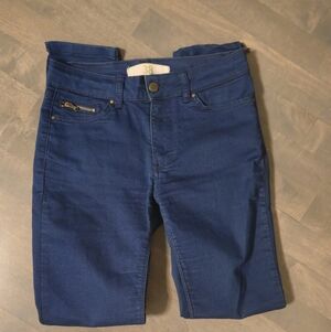 🌟Zara Indigo Blue Jeans with Ankle zipper